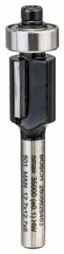 Bosch Zarovnávací fréza, 6 mm, D1 12,7 mm, L 12,7…
