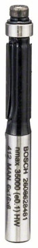 Bosch Zarovnávacia fréza, 6 mm, D1 6,35 mm, L 16,1 mm, G 54 mm 2608628461