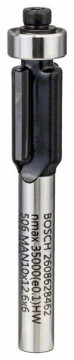 Bosch Zarovnávacia fréza, 6 mm, D1 9,5 mm, L 13,7…