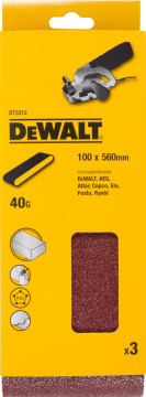 DeWALT Brúsny pás pre pásové brúsky K100, 560 x 100 mm, 10 ks DT3316
