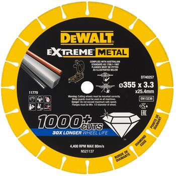 DeWALT Diamanttrennscheibe EXTREME METAL, 355 mm…