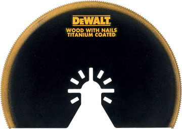 DeWALT titánový polguľatý pílový list, drevo s klincami 100 mm DT20709