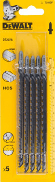 DeWALT pilový plátek HCS, dřevo, 100 mm (5ks)  DT2076