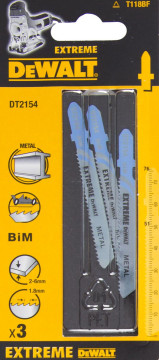 DeWALT bimetalový pilový plátek EXTREME, 76 mm (3 ks) DT2154