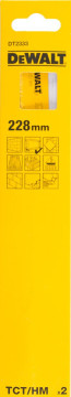 DeWALT Ziegel-, Block-, Keramik-, Laminat- und Stahl-Abbruchsägeblätter für Säbelsägen, 228 mm DT2333