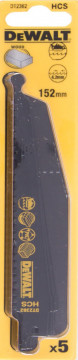DeWALT pílový plátok na drevo, stopka uni, 152 mm (5 ks) DT2362