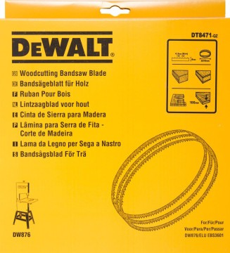 DeWALT Sägeband Holz Kunststoff für DW876 6mm DT8471