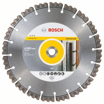 Bosch Diamentowa tarcza tnąca Best for Universal- 300 x 20,00 x 2,8 x 15 mm 2608603809