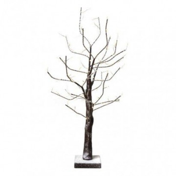 EMOS LED vianočný stromček, 60 cm, 3x AA, vnútorný, teplá biela, časovač