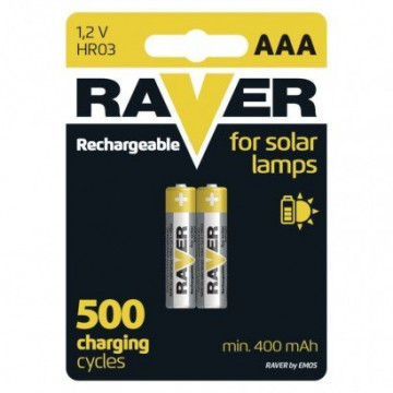 EMOS Nabíjacia batéria RAVER 400 mAh HR03 (AAA)