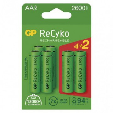 EMOS Nabíjacia batéria GP ReCyko 2700 (AA) 6 ks