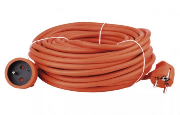 EMOS Prodlužovací kabel – spojka 30 m, oranžový P01130