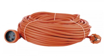 EMOS Predlžovací kábel – spojka, 40 m, oranžový P01140