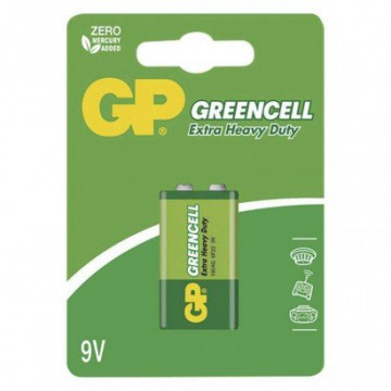 EMOS Zinko-chloridová batéria GP Greencell 6F22 (9V)