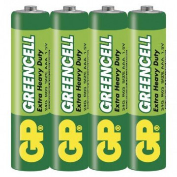 EMOS Zinko-chloridová batéria GP Greencell R03 (AAA)