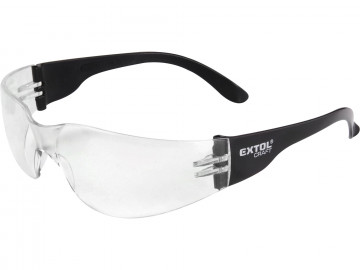 EXTOL CRAFT Okuliare ochranné, číre, s UV filtrom