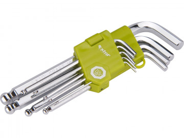 EXTOL CRAFT L-kľúče IMBUS, sada 9ks, 1,5-10mm,…