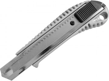 EXTOL CRAFT Nůž ulamovací kovový s kovovou výztuhou, 18mm, 80049