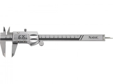 EXTOL PREMIUM Merítko posuvné digitálne kovové, 0-150mm 8825225