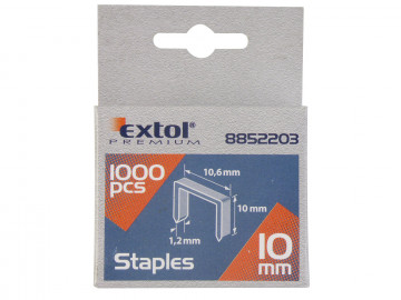 EXTOL PREMIUM Spony, balení 1000ks, 6mm, 11,3x0,52x0,70mm, 8852501