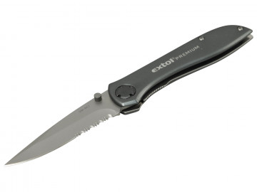 EXTOL PREMIUM nůž zavírací, nerez, 205/115mm