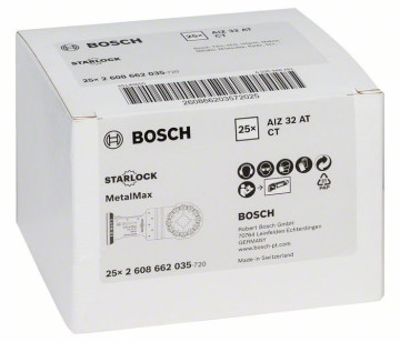 Bosch Brzeszczot Carbide do cięcia wgłębnego AIZ 32 AT Metal 40 x 32 mm