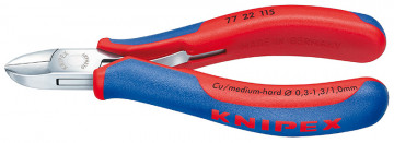 Knipex Boční štípací kleště pro elektroniku s vícesložkovými návleky 115 mm 7722115
