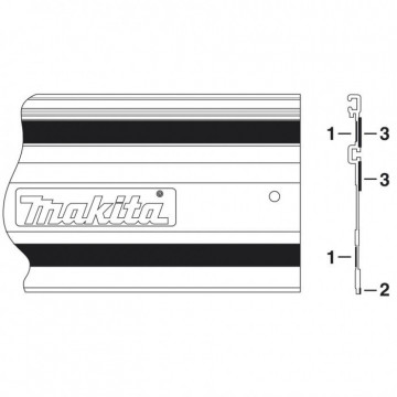 Makita Kĺzná páska k lište 1400 mm 413101-9
