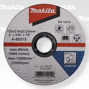 Makita Rezný kotúč 125 x 2,5 x 22 oceľ A-85313