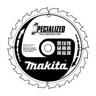 Makita Handkreissägeblatt für Baustelle B-13683 B-13683