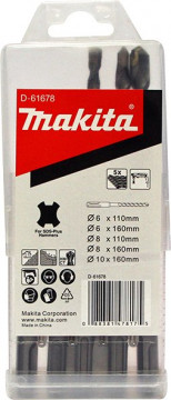 Makita Sada vrtáků SDS Plus 6 ks D-61678