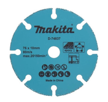 Makita Universal-Trennscheibe 76x1,7x10 mm K40/50 für DMC300 D-74837