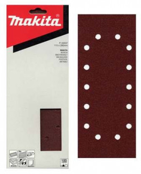 Makita Brusný papír 115 x 280 mm, K120 P-33043