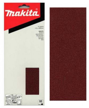 Makita Brúsny papier 115 x 280 mm, nedier. K80, 10 ks 9046 P-36273