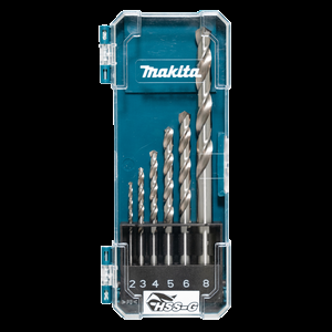 Makita Metallbohrer-Set HSS-G 2,3,4,5,6,8mm D-75742