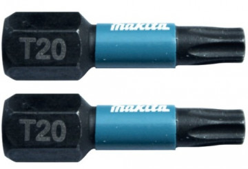 Makita torzní bit 1/4" Impact Black T20, 25mm 2 ks B-63672