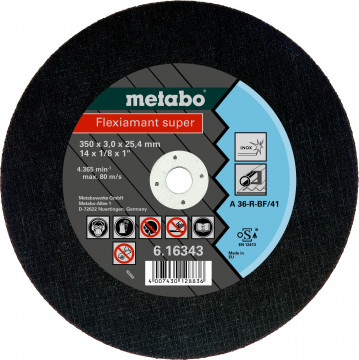 METABO - Flexiamant super 350x3,0x25,4 inox, TF 41
