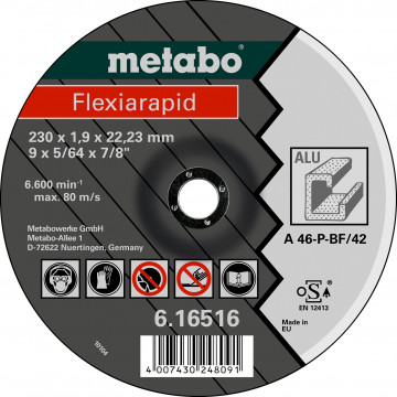 METABO - Flexiarapid 150 x 1,6 x 22,23 mm, hliník, TF 41 - 616514000