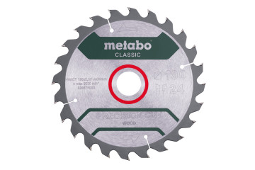 Metabo Piła tarczowa „precision cut wood – classic”, 190x30 Z24 WZ 15° 628675000