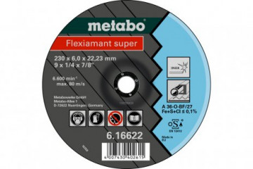Metabo - FLEXIAMANT SUPER 100X6,0X16,0 INOX, SF 27 - 616735000