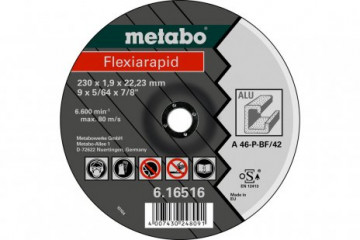 Metabo - FLEXIARAPID 125 X 1,0 X 22,23 MM, ALUMINIUM, TF 41 - 616513000