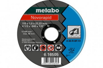 Metabo - NOVORAPID 180 X 1,6 X 22,23 MM, STAL, TF 42 - 616508000