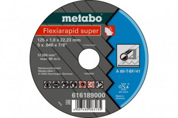 METABO - FLEXIARAPID SUPER 125X1,6X22,23 OCEL, TF 41 (616192000)
