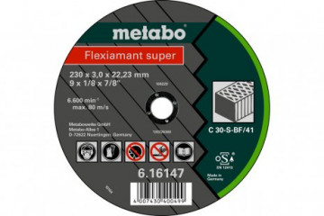 METABO - FLEXIAMANT SUPER 230X3,0X22,23 KÁMEN, TF 42 (616303000)