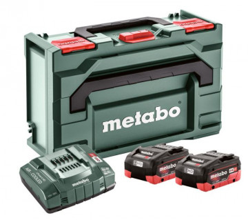 Metabo Zestaw podstawowy 2 x LiHD 8,0 Ah + MetaBox 145(685131000)