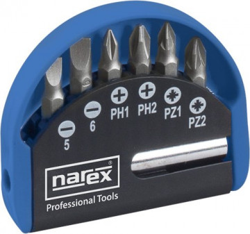 Narex 7-Bit Box 7 dielna (vrecková) súprava skrutkovacích bitov Industrial-CrV 65404058