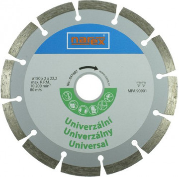 Narex Dia 150 Universal - Diamantový řezný kotouč universal sintrovaný 00647687