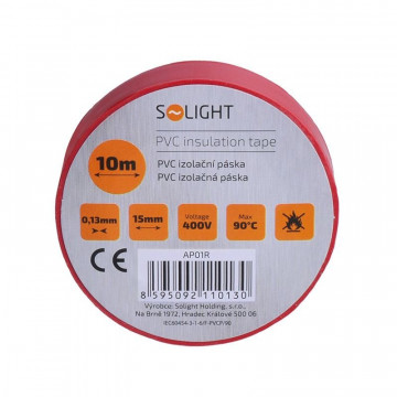 Solight izolačná páska, 15mm x 0,13mm x 10m,…
