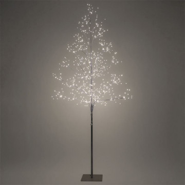 Solight LED vonkajší stromček, 150cm, 360 LED, teplé biele svetlo, hnedá farba