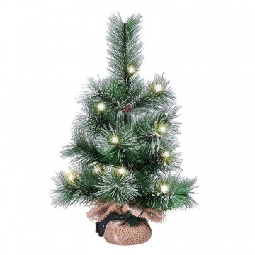 Solight vánoční stromek 45cm, 15LED, 3x AA, IP44…